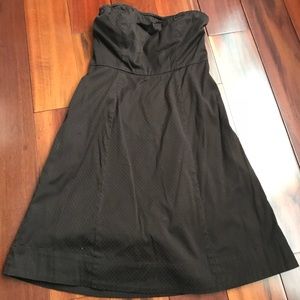 The Limited Brown Strapless Sundress.